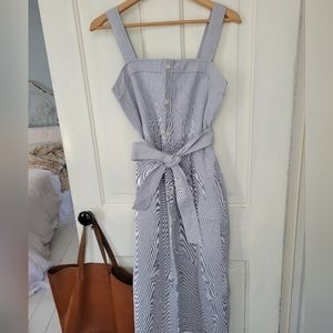 Everlane Midi Dress with Buttons, Size 6